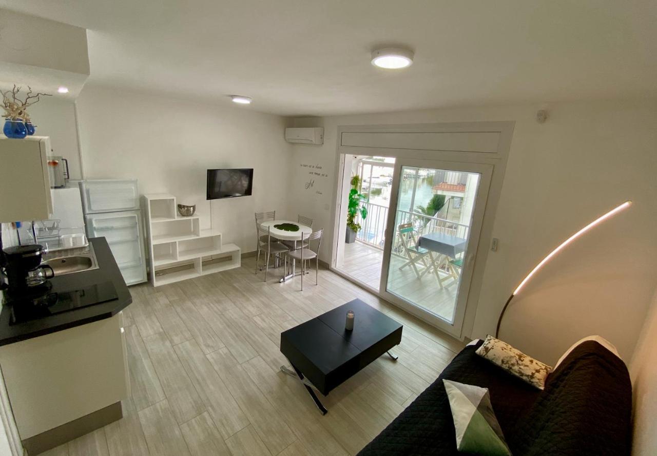 Superbe Appartement , Tout Confort, 40 M2 + 10 M2 Terrasse Empuriabrava Esterno foto